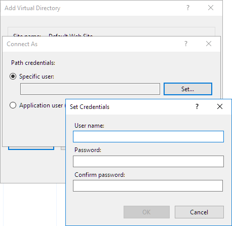 Virtual_Directory_add_app_virtual_direct_connect_as